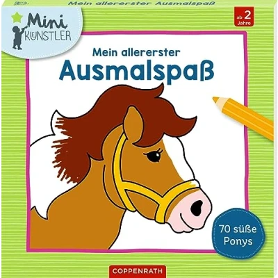 Afbeelding van Mein allererster Ausmalspaß: 70 süße Ponys