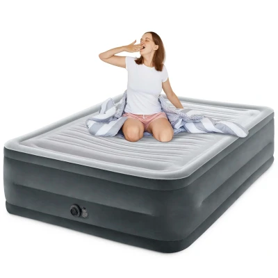 Afbeelding van Intex Dura Beam Comfort Plush High Rise Queen Luchtbed Grijs Luchtbedden