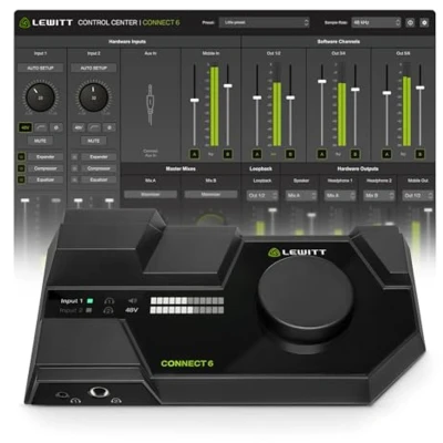 Afbeelding van Lewitt Connect 6 USB C audio interface