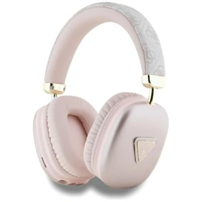 Afbeelding van Guess 4G Triangle Bluetooth Stereo Over Ear Koptelefoon Roze