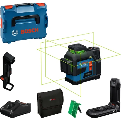 Afbeelding van Bosch GLL 12V 100 33 CG Accu Lijnlaser Set (1x 2.0Ah) In L Boxx