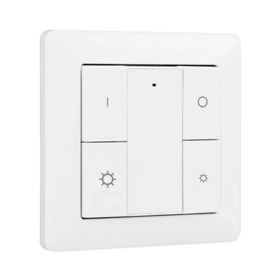 Afbeelding van Yphix Draadloze Wandbediening Zigbee 1 Zone Met Separate Dim LEDdirect.nl