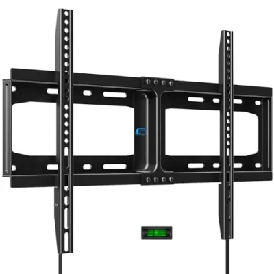 Afbeelding van HOME VISION Heavy Duty vaste tv muurbeugel voor de meeste 32&quot; 75&quot; platte schermen, max. VESA 600 x 400 mm tot 75 kg, universele slanke houder, ruimtebesparend HV8601