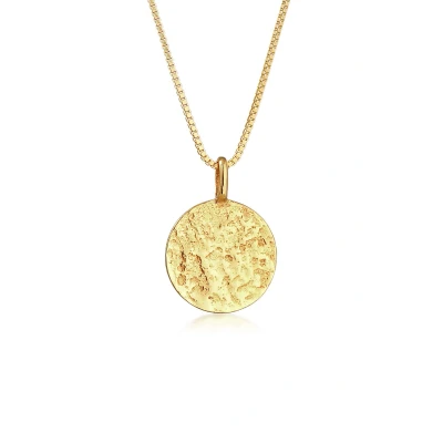 Afbeelding van Kuzzoi Basic Structured COIN Ketting goldcoloured, Heren, Maat: 55, Gold coloured