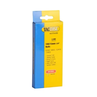Afbeelding van Tacwise 180/15MM 18G nagels voor nagelpistool (2000) (verpakking kan variëren)