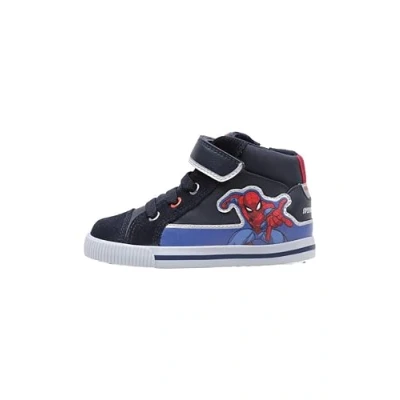 Afbeelding van Geox Marvel Spiderman Kilwi BOY Sneakers hoog voor kinderen, Maat: 20, Navy/royal Leer en textiel