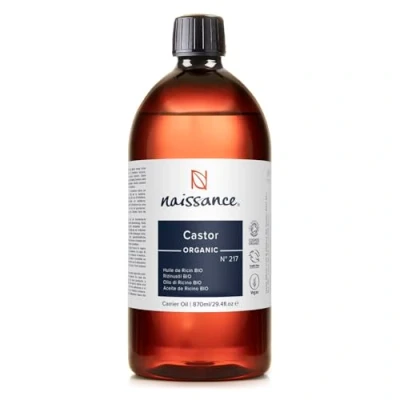 Afbeelding van Naissance Biologisch Koudgeperst Ricinusolie (nr. 217) 870ml Puur, Ongeraffineerd, Veganistisch, Hexane Free, Geen GGO