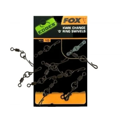 Afbeelding van Fox Edges Kwik Change O Ring Swivels Maat : Size 10
