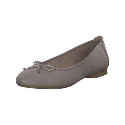 Afbeelding van Jana Softline 8 22164 41 comfortabele extra brede schoen klassieke alledaagse schoenen business feestelijke ballerina&#039;s, stone, 37 EU Breed