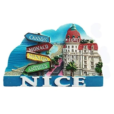 Afbeelding van Nice Frankrijk 3D Koelkast Magneet Reizen Souvenir Gift Collectie, Huis &amp; Keuken Decoratie Magnetische Sticker