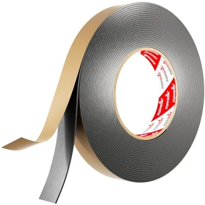 Afbeelding van Poppstar Dubbelzijdige Butyl Tape (10 m x 20 mm 1,6 mm) Afdichtband Zelfklevend Zwart