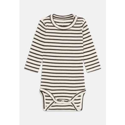 Afbeelding van NAME IT BABY romper donkerbruin/ecru