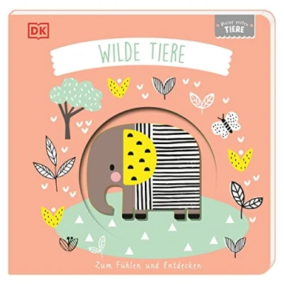 Afbeelding van Meine ersten Tiere. Wilde Tiere: zum Fühlen und Entdecken. Pappbilderbuch mit Guckloch im Cover Tierformen Berühren, Begreifen Staunen für Babys ab 6 Monaten