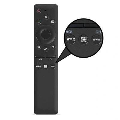 Afbeelding van Leyf Vervangende afstandsbediening voor Smart LED QLED UHD TV, compatibel met Samsung BN59 AA59 , Netflix Prime Video Rakuten universeel