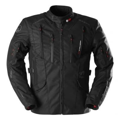 Afbeelding van Furygan Brooks Motorfiets textiel jas, zwart, afmeting M