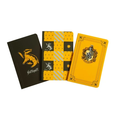 Afbeelding van Harry Potter: Hufflepuff Pocket Notebook Collection (Set of 3)