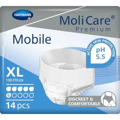 Afbeelding van Molicare Premium Mobile 6 Druppels XL 1963 ml Absorptie 14 stuks