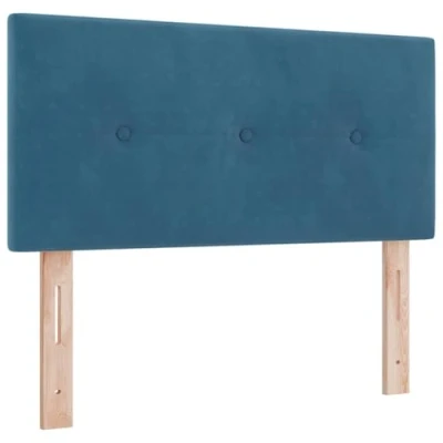 Afbeelding van vidaXL Hoofdbord Knop Tufted Donkerblauw 100 cm Velours