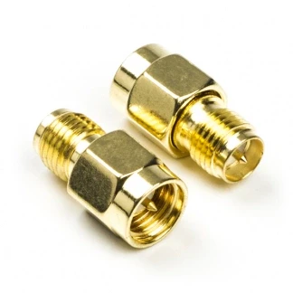 Afbeelding van RP SMA adapter (v/m) Nedis (Verguld, 2 stuks)