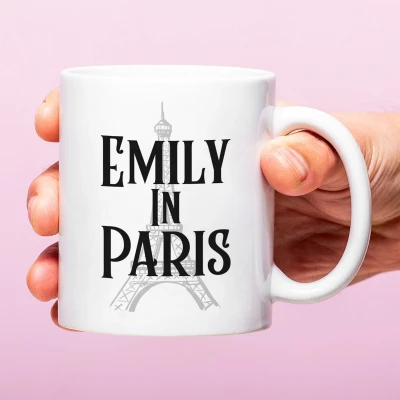 Afbeelding van Gepersonaliseerde Mok Emily In Paris