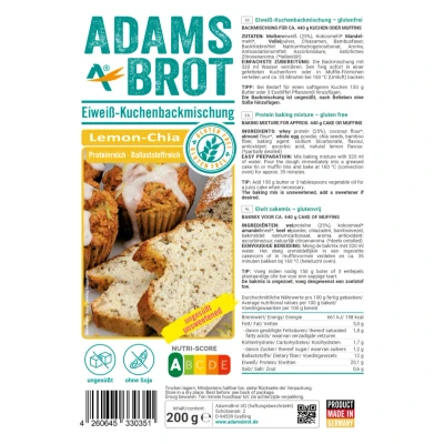 Afbeelding van Adams Cakemix Lemon Chia