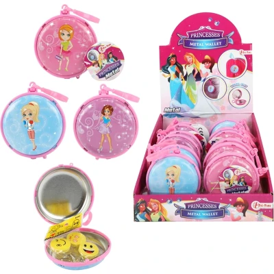 Afbeelding van Toi toys Sleutelhanger Prinses Portemonnee Blik