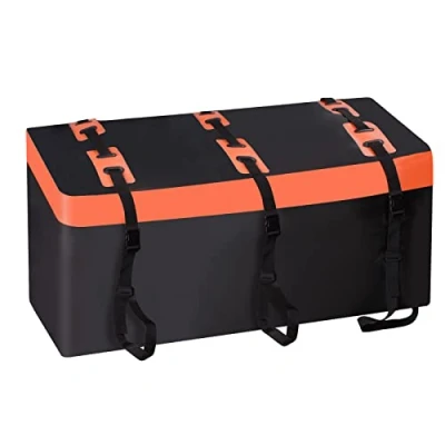Afbeelding van SUNORCHID Dakkoffer, voor trekhaak, 566 liter, 600D pvc, waterdicht, scheurvast, opvouwbare bagagebox