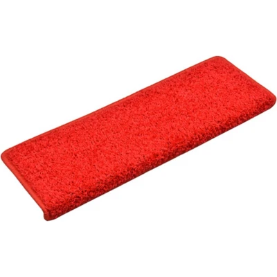 Afbeelding van vidaXL Trapmatten 15 st 65x25 cm rood