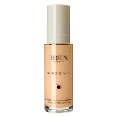 Afbeelding van IDUN Minerals Nordic VEIL Foundation Freja warm light, Dames, Maat: 26 ml, light