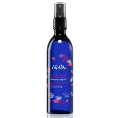Afbeelding van Melvita Biologisch Geranium Bourbon Bloemenwater 200 ml