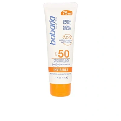 Afbeelding van Gezichtszonnecrème Solar Adn Invisible Babaria Spf 50 (75 ml) 75 ml