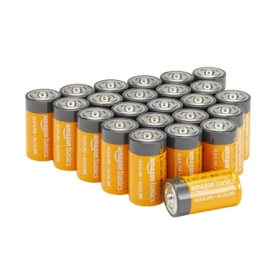 Afbeelding van Amazon Basics Everyday Alkalinebatterijen, Type C, 24 Stuk