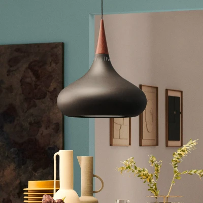 Afbeelding van Fritz Hansen Orient P1 Hanglamp Black 22,5cm