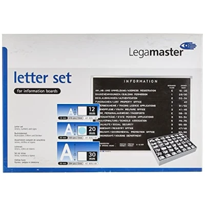 Afbeelding van Letter/cijferdoos Legamaster tbv letterbord 20mm 560stuks