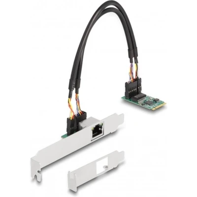 Afbeelding van Delock Konverter M.2 Key B+M 1 x RJ45 2,5 Gigabit LAN