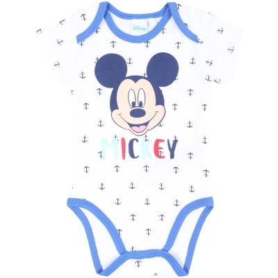 Afbeelding van Wit babyrompertje Mickey Mouse DISNEY 6 m 68 cm
