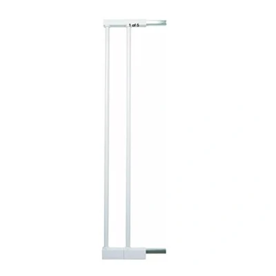 Afbeelding van BabyDan Verlenging Extend A Gate, 2 x 7 cm, wit: voor drukgemonteerd beschermrooster Premier, Danamic, Two Way Auto Close en SlimFit gemaakt in Denemarken