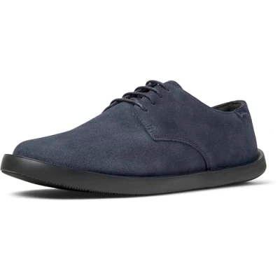 Afbeelding van Camper Wagon Sportieve veterschoenen, Heren, Maat: 43, Pello ebony/wagon ebony meteor Veloursleer