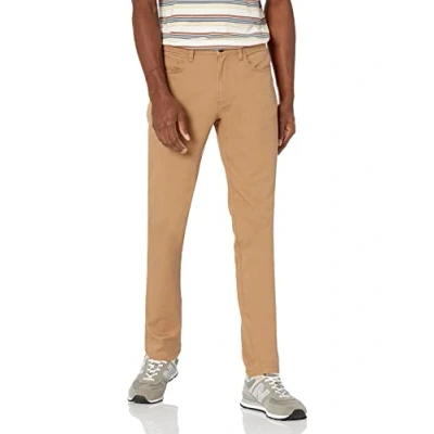 Afbeelding van Amazon Essentials Men&#039;s Chinobroek met 5 zakken, comfortabele stretch en slanke pasvorm (voorheen Goodthreads), Licht kaki bruin, 35W / 29L