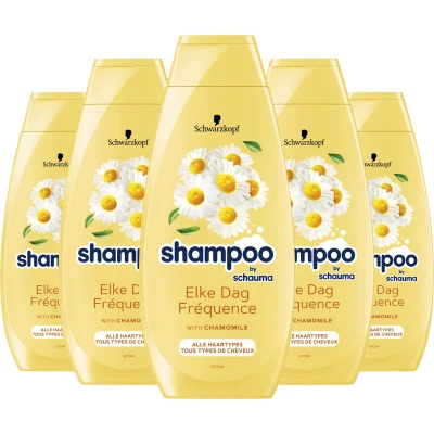 Afbeelding van 5x Schwarzkopf Elke Dag Shampoo 400 ml