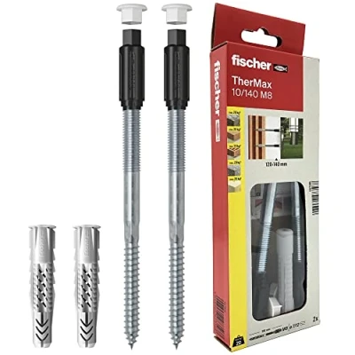 Afbeelding van Fischer TherMax 10/140 M8 Afstand montagesysteem 200 mm 22 567086 2 stuk(s)