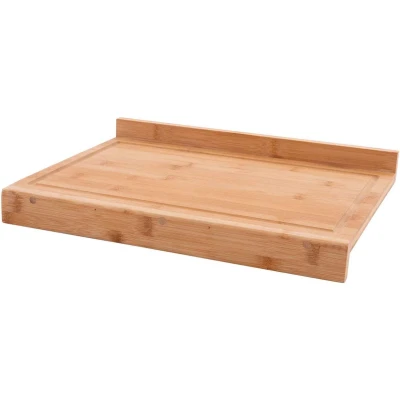 Afbeelding van Point Virgule Snijplank Met sapgeul Opstaande rand Bamboe 60x40x7cm