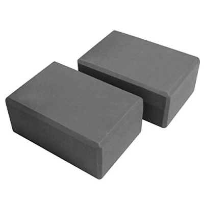 Afbeelding van VLFit set van 2 Yogablokken/Yogablok Kies Je Kleur en maat (Roze Grijs)