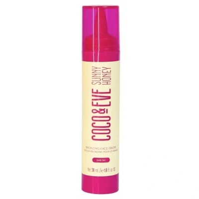 Afbeelding van Coco &amp; Eve Sunny Honey Bronzing FACE Drops Zelfbruiner, Dames, Maat: 30 ml, Dark tan