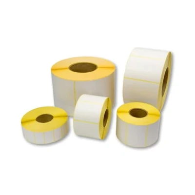 Afbeelding van Emerson thermische etiketten op rol, 32 x 20 mm, 2500 stuks per zelfklevende voor printers, stickers om te beschrijven, wit