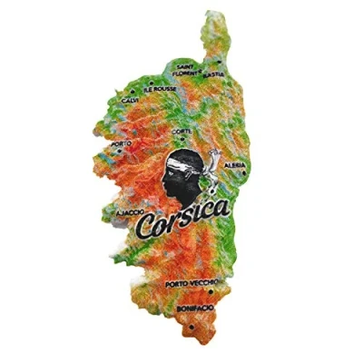 Afbeelding van Corsica Frankrijk 3D koelkast Magneet, Huis &amp; Keuken decoratie magnetische sticker magneet reizen souvenir gift