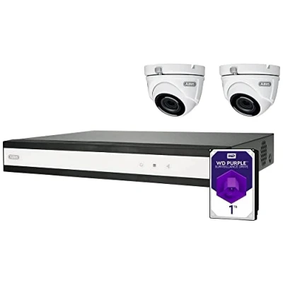 Afbeelding van ABUS Performance Line TVVR33622D Analoog, AHD Bewakingscameraset 6 kanaals Met 2 cameras 1920 x 1080 Pixel 1 TB