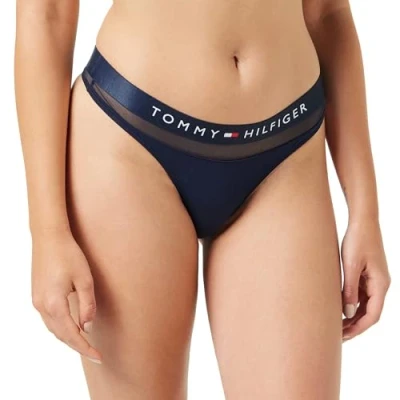 Afbeelding van Tommy Hilfiger String voor dames, Blauw (marine Blazer 416), L
