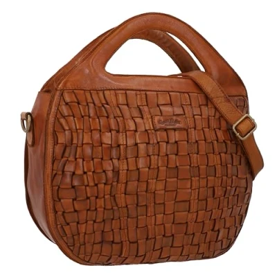Afbeelding van Gusti Leder Alvon Schoudertas, Dames, Maat: One Size, Cognac