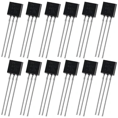 Afbeelding van 200 STKS 2N4401 TO 92 NPN Transistor 40 V 0.6A voor Elektronische DIY Project Versterker Zonnepaneel Charger Circuit Product Ontwikkeling Schakelende Voeding